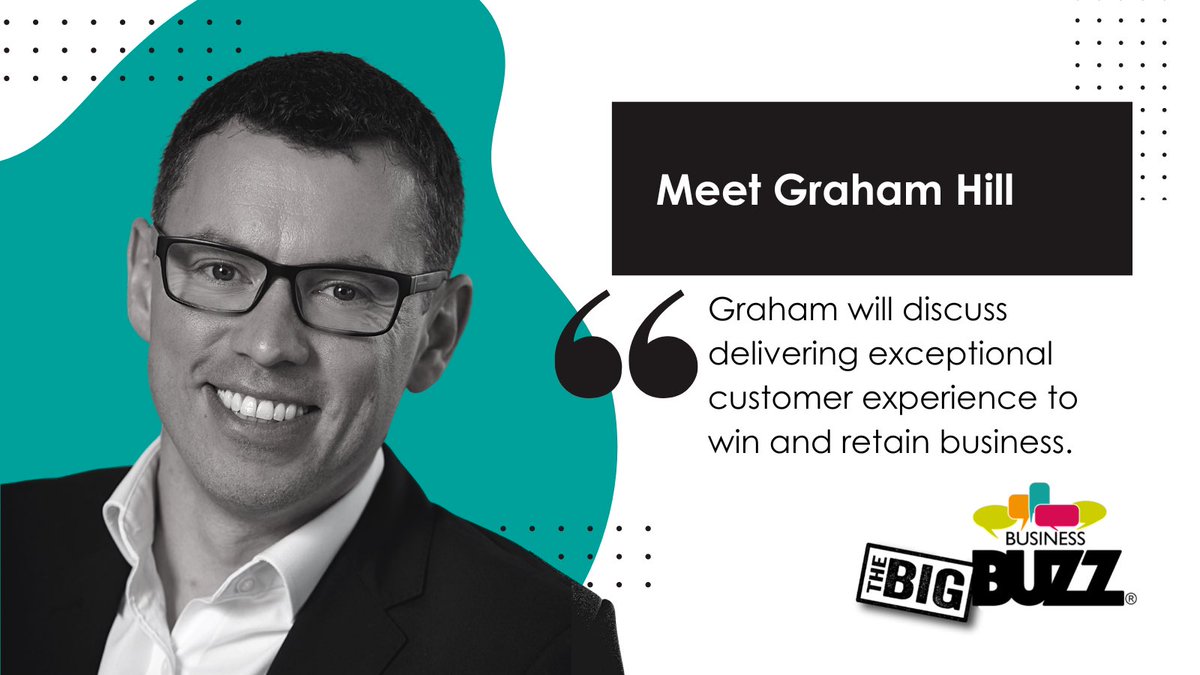 Please retweet! 📣 #BigBuzzOx Speaker Announcement - @GrahamHillCX from @insight6CX will discuss how delivering an exceptional customer experience #CX will help to win & retain business during tough times. Book via the App or visit 👇bit.ly/3XKOxWs