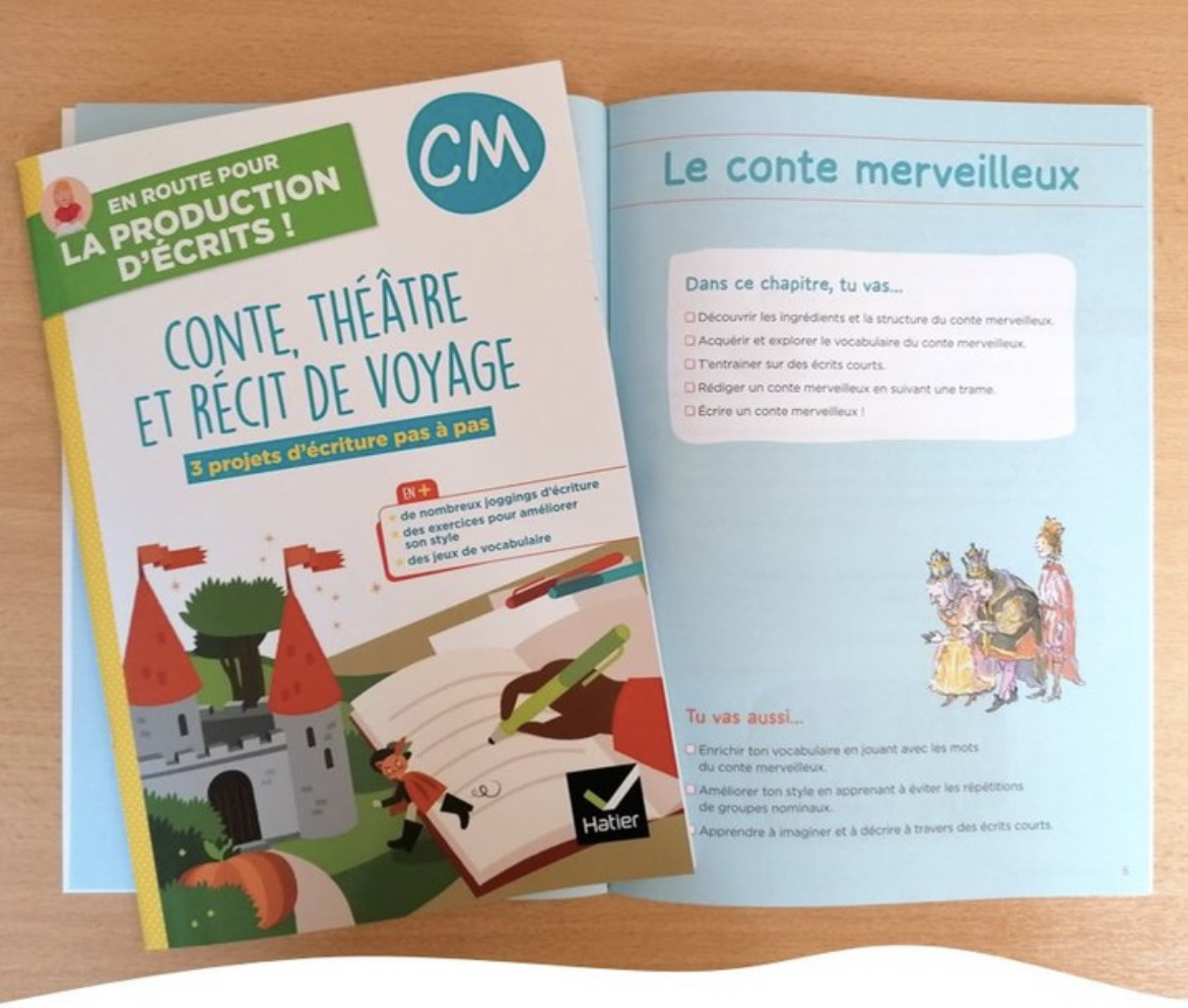 Plume (@plume_app) on Twitter photo Découvrez nos cahiers de production d'écrits, créés en collaboration avec <a href="/EditionsHatier/">Editions Hatier</a> ! ✏️
✨ 3 thèmes : le conte merveilleux, le récit de voyage, le théâtre.
Une démarche en 5 étapes qui permet d'accompagner les #élèves jusqu'à inventer et écrire leur propre #histoire ! Découvrez nos cahiers de production d'écrits, créés en collaboration avec <a href="/EditionsHatier/">Editions Hatier</a> ! ✏️
✨ 3 thèmes : le conte merveilleux, le récit de voyage, le théâtre.
Une démarche en 5 étapes qui permet d'accompagner les #élèves jusqu'à inventer et écrire leur propre #histoire !