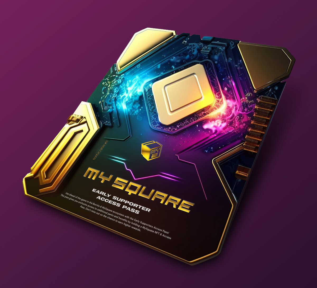 MySquare_NFT's tweet image. Early Supporters Access Pass!

Be there or be My Square!