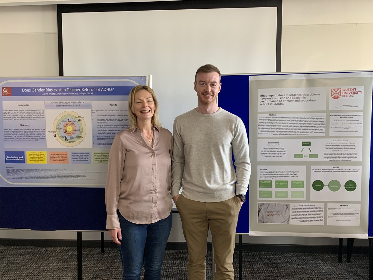 Our Year 2 TEPs presenting their equality and diversity projects via comprehensive poster presentations this morning in room 03.509 on the third floor <a href="/QUBPsych/">QUB - School of Psychology</a> <a href="/DrJDMcMullen/">John McMullen</a>