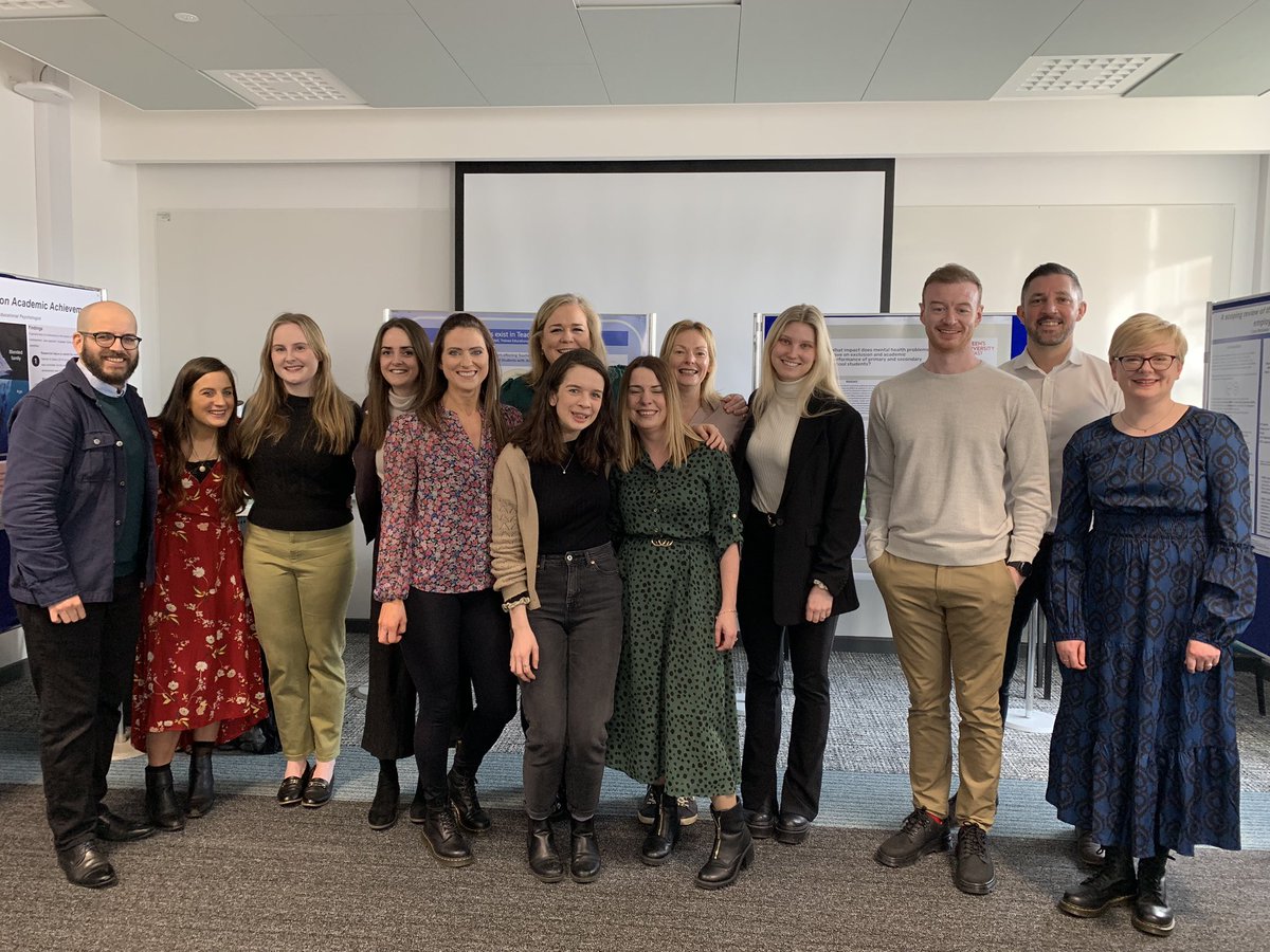 decap_qub's tweet photo. Our Year 2 TEPs presenting their equality and diversity projects via comprehensive poster presentations this morning in room 03.509 on the third floor @QUBPsych @DrJDMcMullen https://t.co/yXKxSJU4Qb