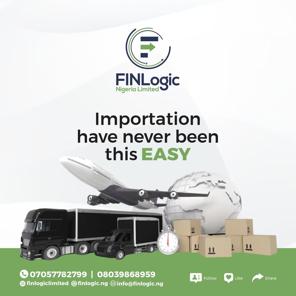 FinlogicHQ's tweet photo. You should not only desire "ease." Instead, while making payments for your goods, choose "ease." With Finlogic Nigeria Limited , importation is made easy
#RMB #Transactions #FINLOGIC #chinesepayment
#digitalpayment
#customer_satisfaction
#china_importation
#monday_moneyday https://t.co/u1YxDLNF63