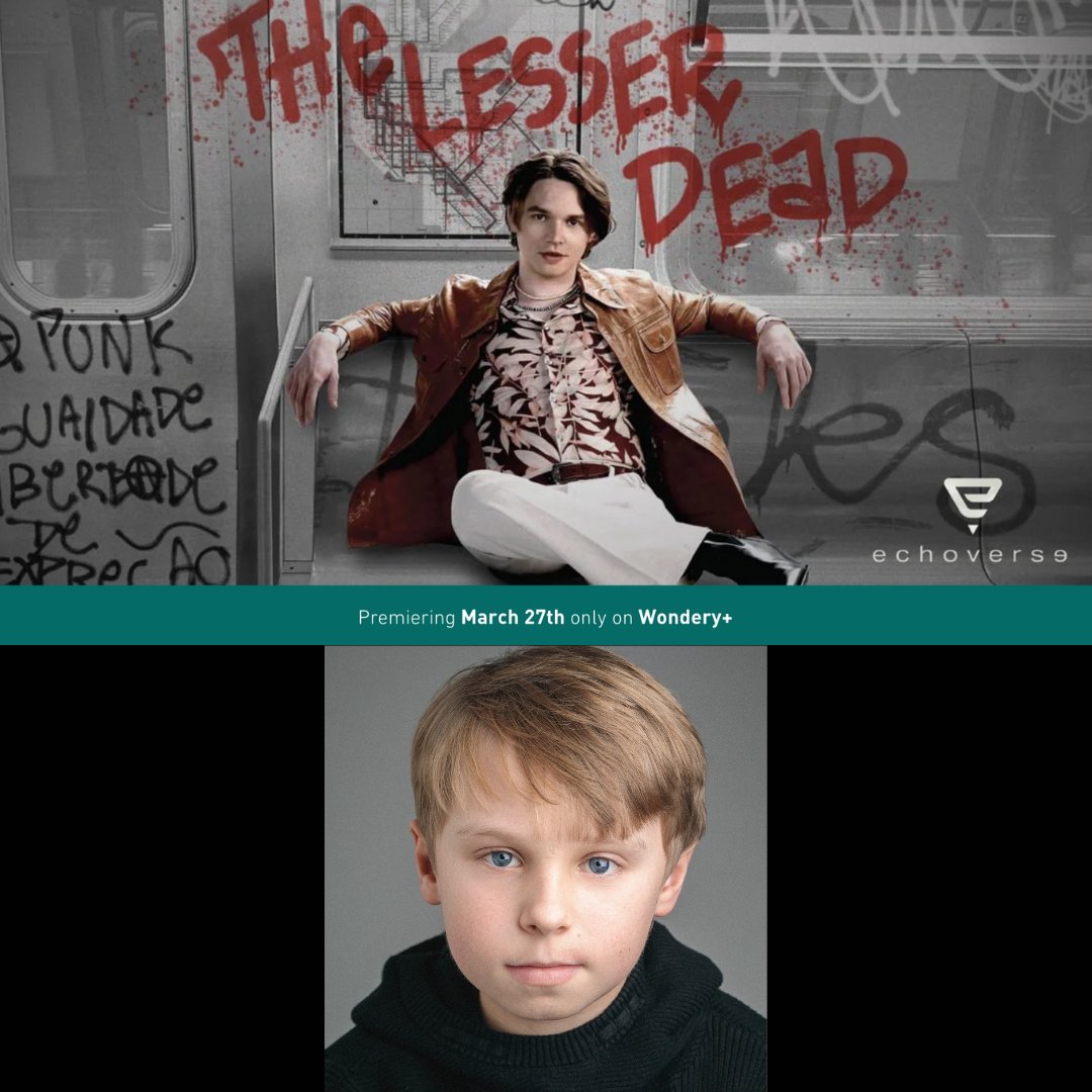 Super excited for the release of this, can't wait to listen and hear our wonderful Toby voicing the role of Peter x #podcast #youngactor #lesserdead #echoverse <a href="/PDMLondon/">PD Management London</a> 
echoverse.com/lesser-dead