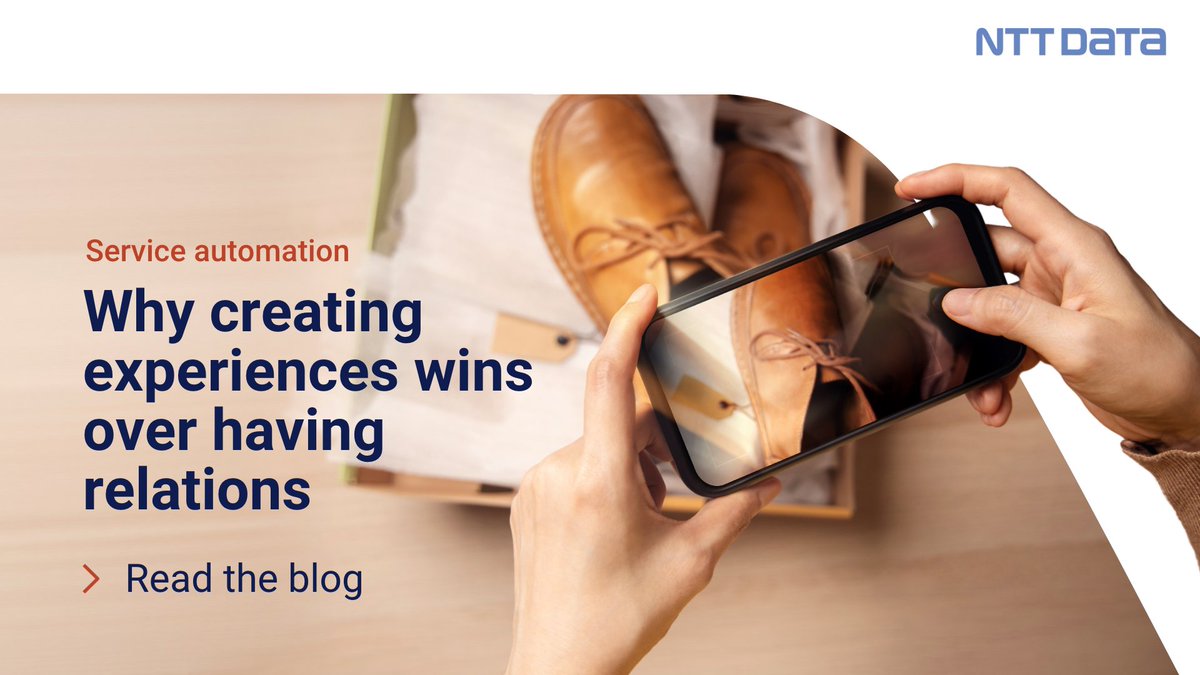 NDBS_Global's tweet image. #CXM is the new CRM ‼️ Learn more about how to move forward in terms of service automation in the latest blog by Bob Meyer, VP Customer Experience Solutions at @NDBS_US 
👉 nttd.link/ObYYn #SAPServiceCloud #ServiceAutomation