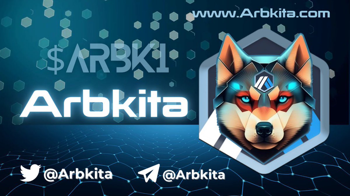 #Arbkita $ARBKI
36K MC

A true Alpha launched 1 month ago on #Arbitrum. Rebranded Logo/ Visuals and Website v2 are complete. Updated Roadmap incoming for phase 3 NFTs, Utility reveal and CG &amp; CMC. 

$AKITA reached $4bn MC, history repeating? $ARB is the new $ETH for #memecoins.