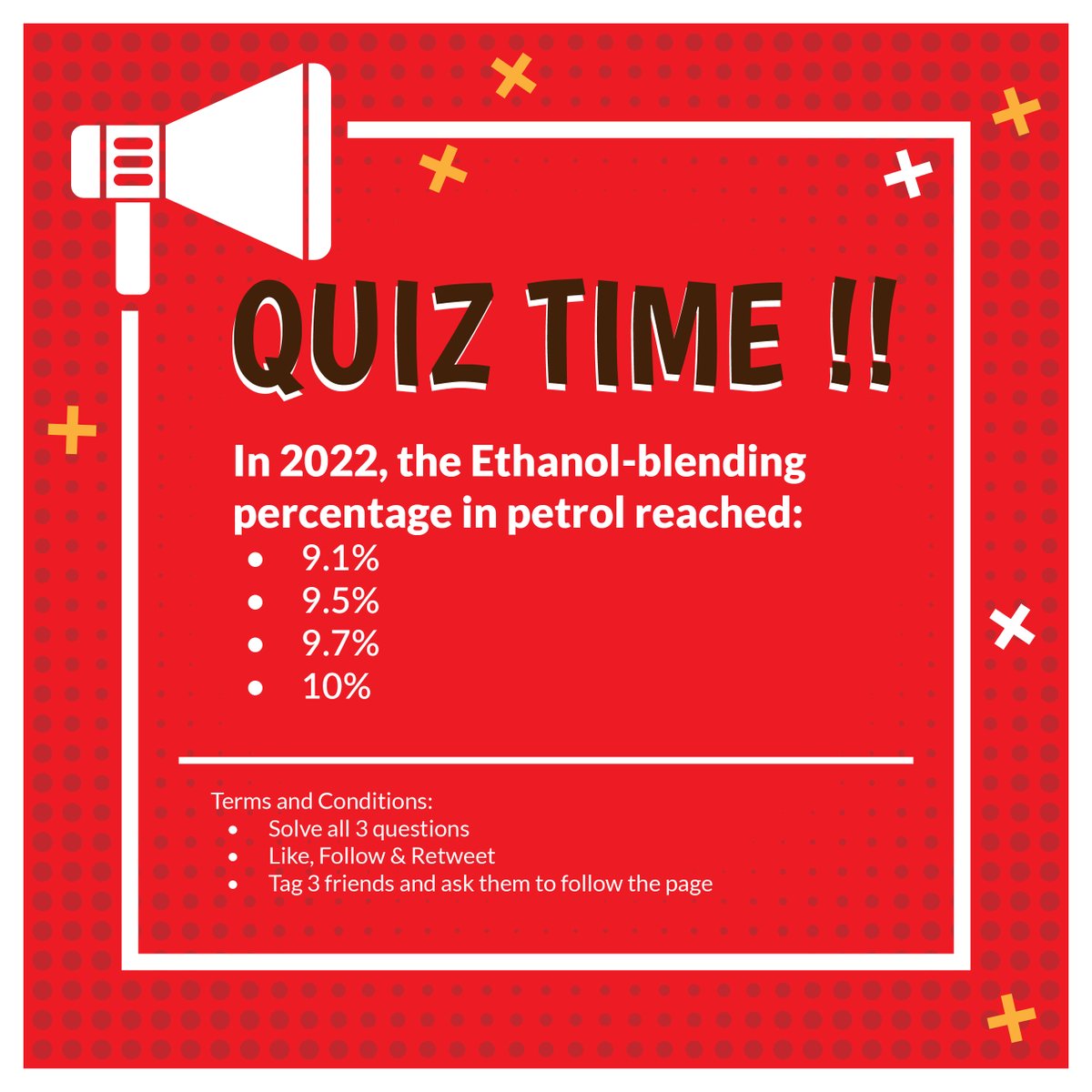 #QuizTime!  
Here is a #chance for you to win some exciting gifts. Don't miss out on this #opportunity to test your #knowledge and be #rewarded! #Comment down the correct #answer and stand a chance to win exciting #prizes.
#Quiz #HydrogenFacts #IndiaEnergy #ContestAlert #Giveaway