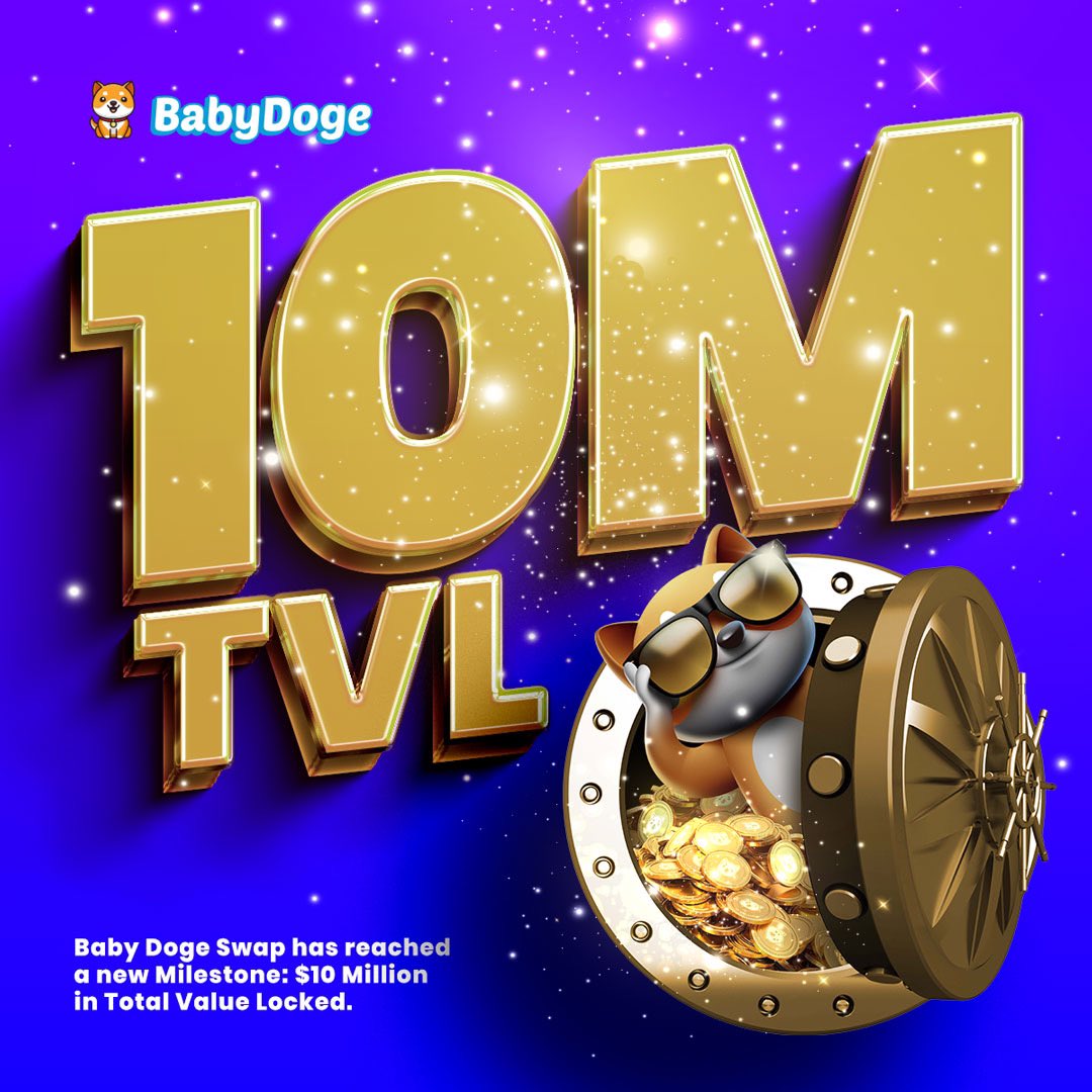 The #BabyDoge token locker has crossed $10m+ TVL 

+ our protocol has $50m+ TVL

Our token locker is the only free token locker- only pay gas fees to keep your tokens or liquidity safe 😎🔐