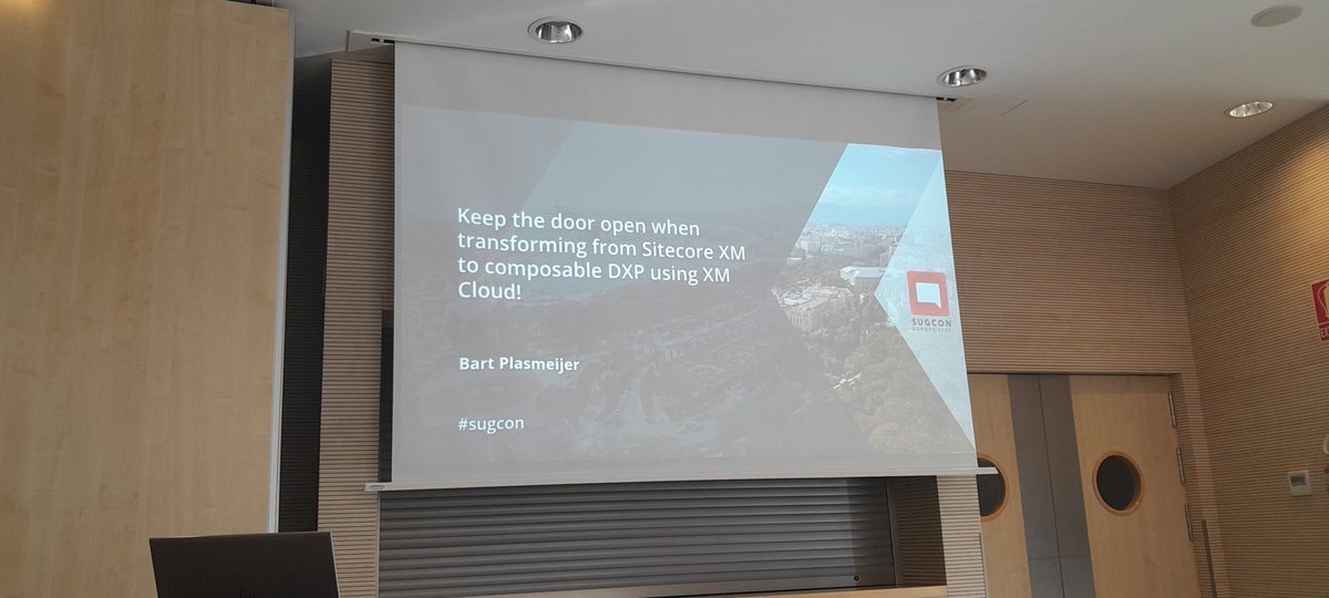 Start of a great xm cloud presentation by <a href="/bartplasmeijer/">Bart Plasmeijer</a>