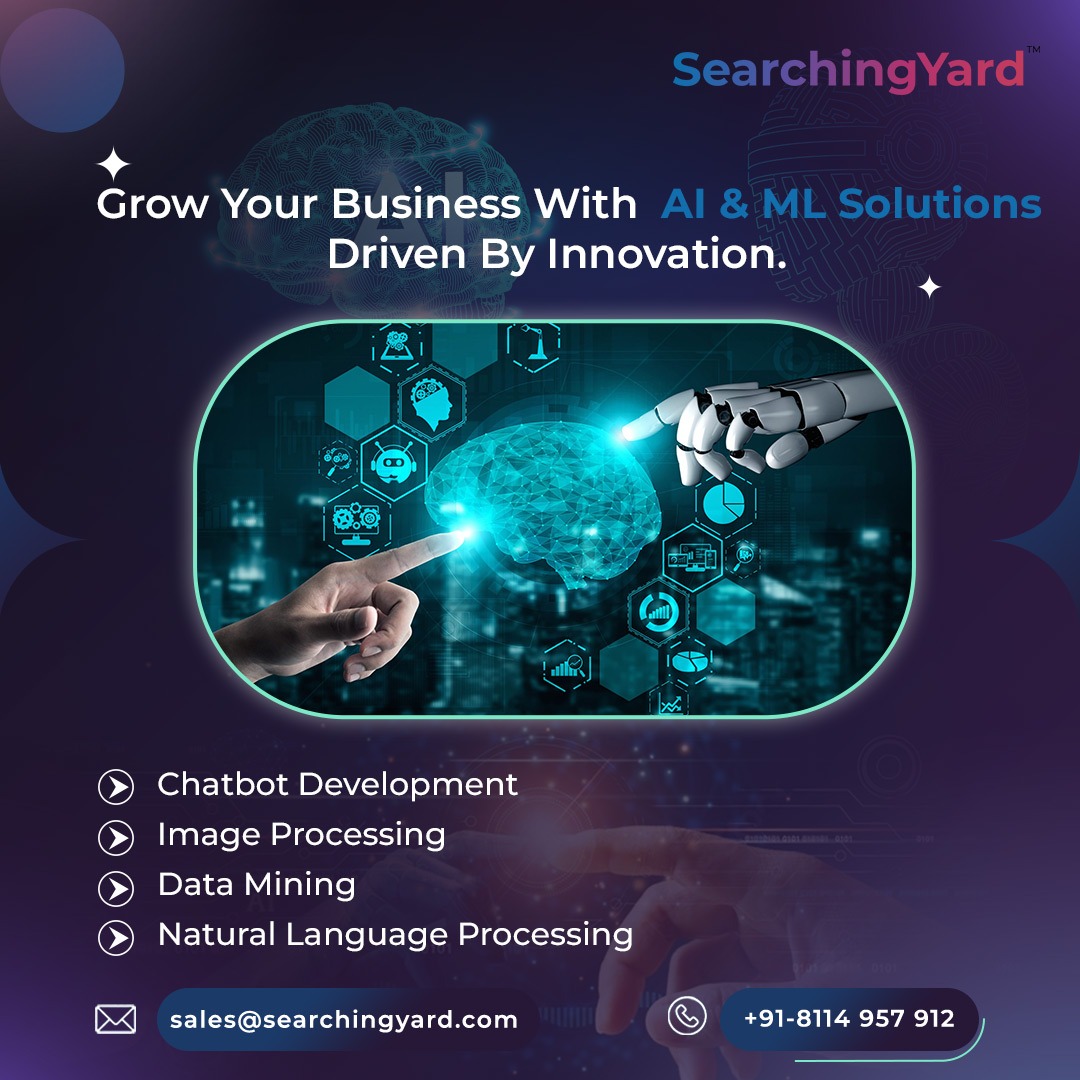 YardSearching's tweet photo. Ready to scale your business? AI and ML solutions can help you get there faster.
Accelerate your business growth with cutting-edge AI & ML solutions.
Contact us today:
𝐌𝐚𝐢𝐥: sales@searchingyard.com
#ai #ml #aiml #aimlsolutions #aimlsolutionsforbusiness #itsolutions https://t.co/AkS9n16bF0