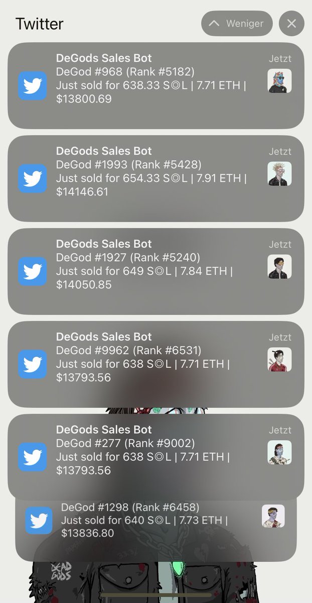 SWEEEP 🔥🔥🔥🔥 <a href="/DeGodsNFT/">DeGods</a> 
The best notifications there are