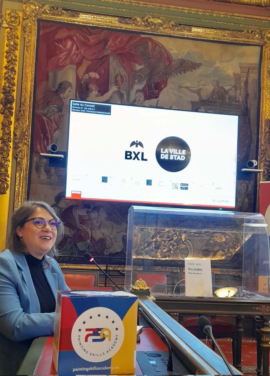 UNIEP_'s tweet image. 📲🟢 Our PaintingSkillsAcademy panel of interventions continue with @SMEunited @EBC_SMEs and @EU_Commission with Mrs. Vera Leuner (DG EMPL)!
#paintingskillsacademy @BIBB_de @UNIEP_ #europeanprojects