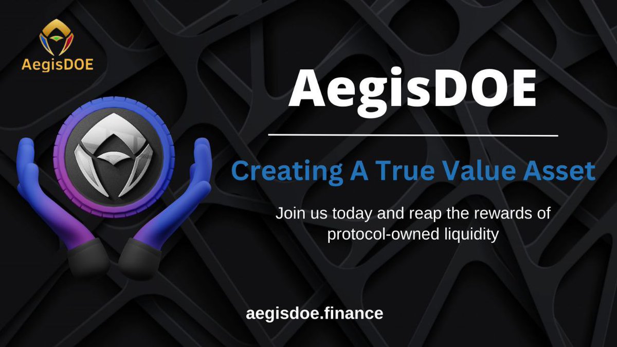 Looking for a DeFi project that can weather market turbulence? 

🔥 Check out AegisDOE now! aegisdoe.finance

Our deep pool of liquidity ensures confidence and resistance to bearish moments.

#AegisDOE #Cronos #crypto #crofam #DOErs