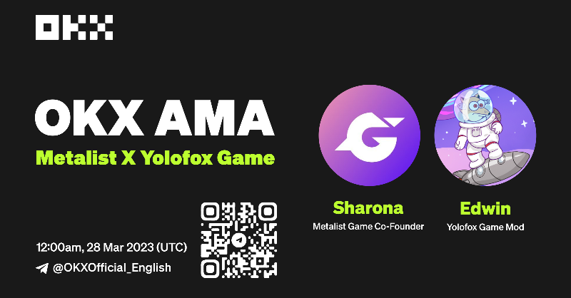 okx's tweet photo. 🎙 #OKX AMA campaign with @MetalistGame x @YolofoxGame 🎙

✅ Join #OKXAMA 
✅ Follow us 

🔥 Grab the opportunity to win Metalist Entries, Cosmic Gem Sherds for Yolofox Game 4, and a Spaceship WL giveaway from Yolofox Game!

See ya! ⤵️