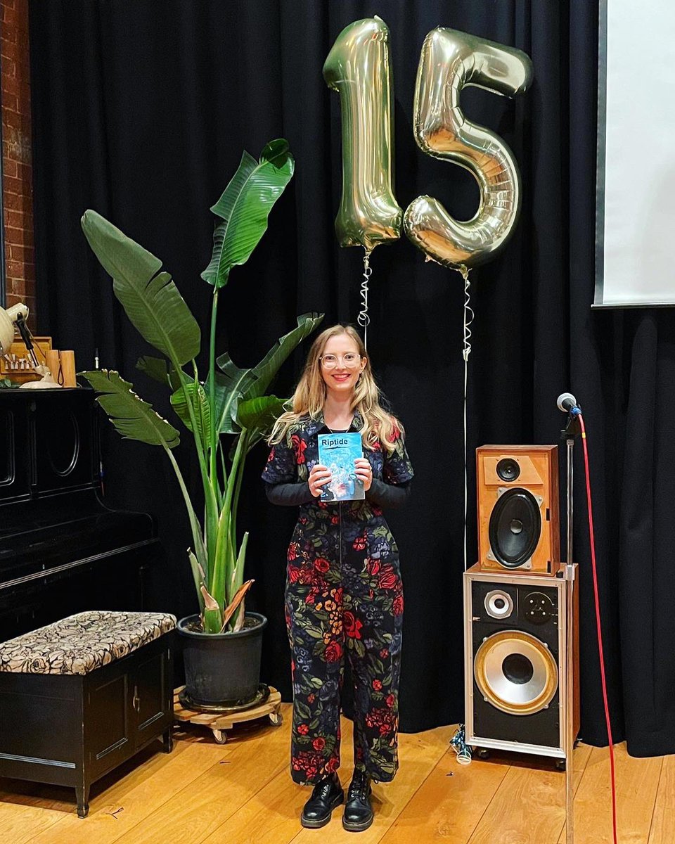 lizzie_golds's tweet photo. had such a wonderful time at the launch of #Riptide15 last night! it was brilliant to hear readings from some of the other authors and meet the lovely people who’ve put such hard work into publishing this journal (and running the event!) https://t.co/QpZkYTH2yG https://t.co/QVVFlqCUvN