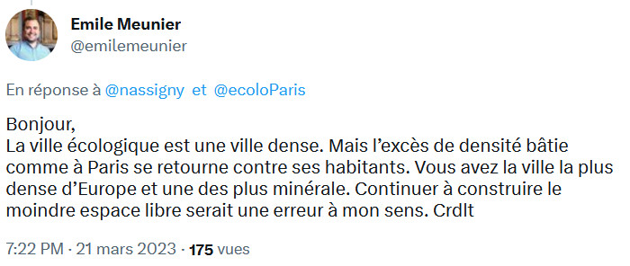 Nouveau plaidoyer vert contre la densité bâtie #39rueMyrha #2830rueCavé <a href="/Paris/">Paris</a> <a href="/mairie18paris/">Mairie 18 Paris</a> <a href="/Paris_Habitat/">Paris Habitat</a> <a href="/_RIVP_/">RIVP</a> <a href="/emilemeunier/">Emile Meunier</a> @ecoloParis  cavegouttedor.wordpress.com/2023/03/24/sai…