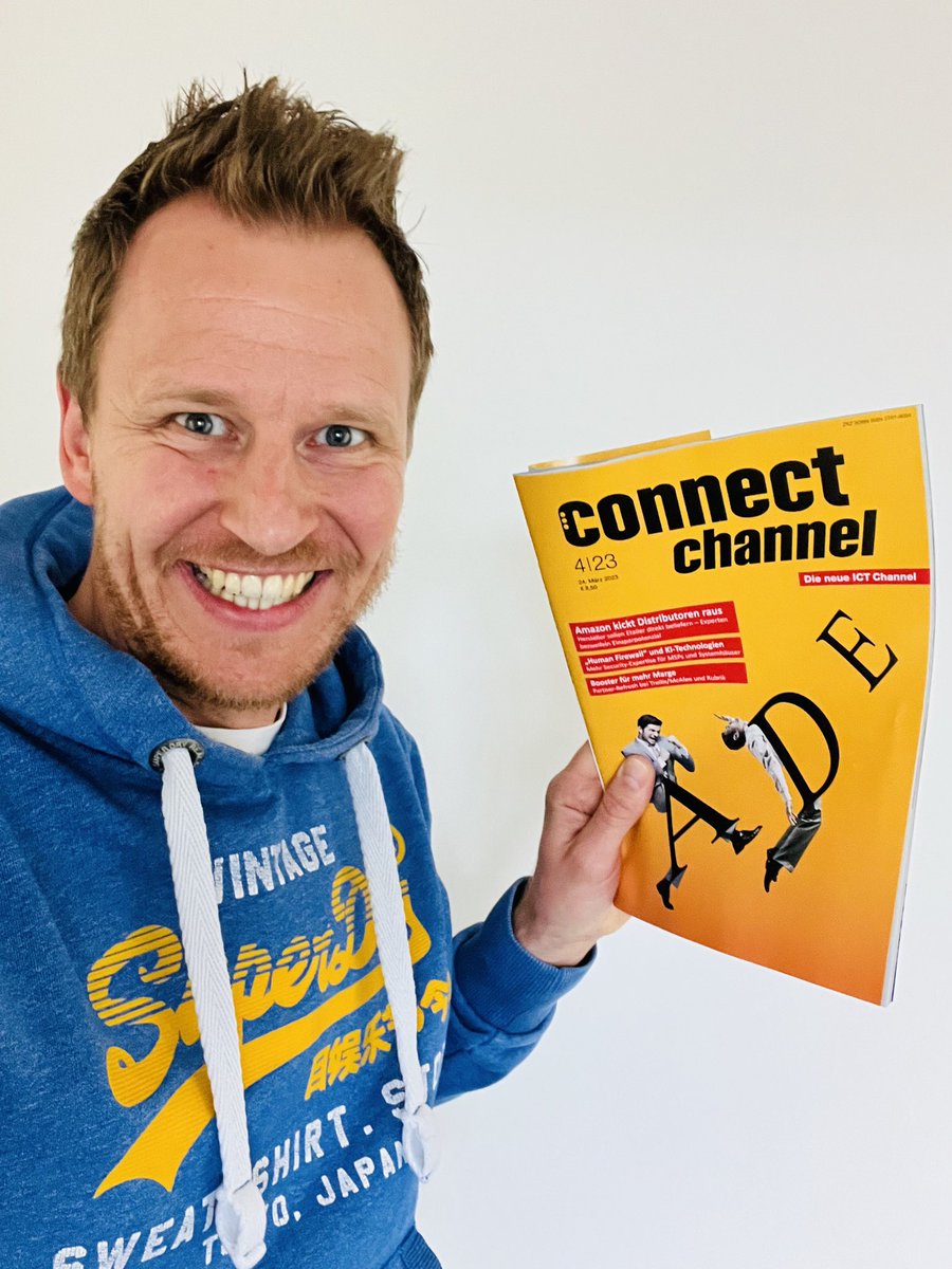ericweismuc's tweet photo. Die #Erstausgabe der #connectchannel ist raus 🤩 Wir schlagen damit ein neues Kapitel auf und erweitern damit nach #connectprofessional die DNA der connect 😎 So könnte jeder Freitag sein! #vollerFreude #derchannelrockt https://t.co/9xICqHn0rX