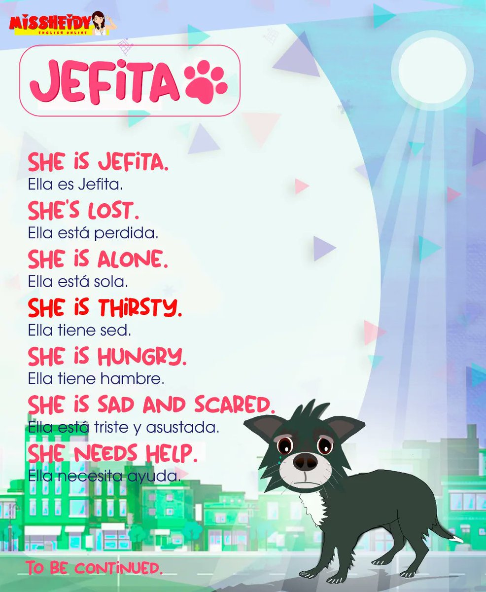 ❤This is Jefita's story❤Jefita was lost😢,but now she has a good friend😍🥰Let's learn more English with Jefita's story💪❤
#missheidyenglish #jefitastory #cursoingles #inglescurso #inglesonline #inglesrapido #inglesparatodos #profdeingles #clasesdeingles #estudiainglés