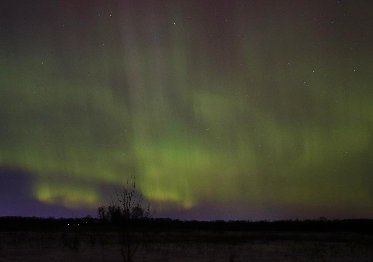 A few other views of the aurora last night in the skies over Chisago and Washington counties, just north of the Twin Cities

I’m seeing lots of great photos from last night from across Minnesota — it was a really incredible northern lights show