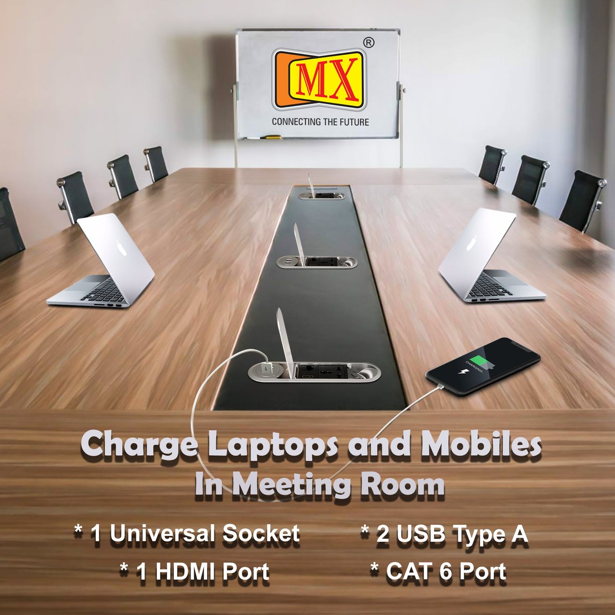 We are pleased to introduce our newly launched Desktop Conceal Power Outlet.

Buy Link: bit.ly/3n6h4IP

#MXPowerOutlet #DesktopConcealOutlet #IndianTechnology #InnovativeDesign #SmartWorkspace #ConvenientCharging #PoweringYourProductivity #EfficientEnergy #ModernOffice
