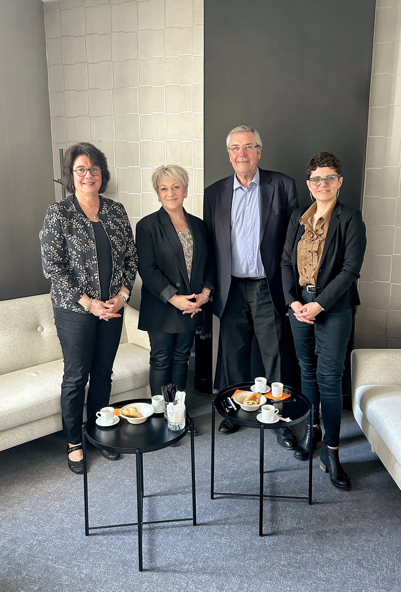 Rencontre avec les Sénateurs du Cher,Marie Pierre Richer et Remy Pointereau:✅ création de la carte de séjour temporaire travail dans les métiers en tension,✅ artificialisation des sols,✅ coût des matériaux,✅ statut de l’intérimaire et difficultés de pérenniser l’emploi.