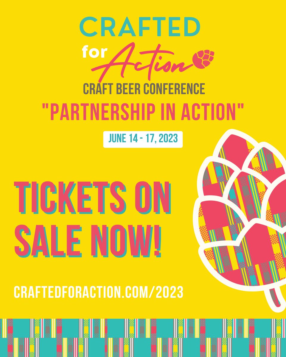 Get your Tickets! The Crafted for Action Craft Beer Conference is back. Plan to join us in Atlanta or virtually! Tix at craftedforaction.com/2023 - mailchi.mp/35fd7597ce7f/a…