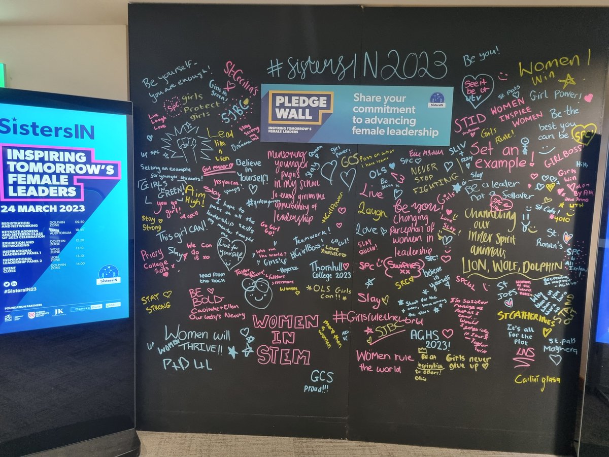 EngDeptBCS's tweet photo. #SistersIN23 Celebrating the leadership potential of young women like the students of @BloomCollegiate and the contribution they can make through their careers. Excellence in a caring community. https://t.co/t74t1jCy5b