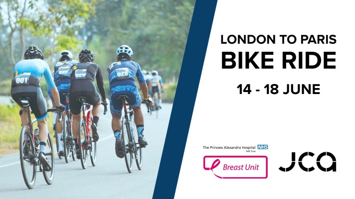 jcaengineering's tweet photo. A team of JCA volunteers is participating in the challenging #LondontoParis Bike Ride to raise funds for @PAHCharity Breast Unit! Please help us and support the team but donating as much or as little as you can - https://t.co/9h937OMRqf
#supportingcharities https://t.co/kSk6fia7L3