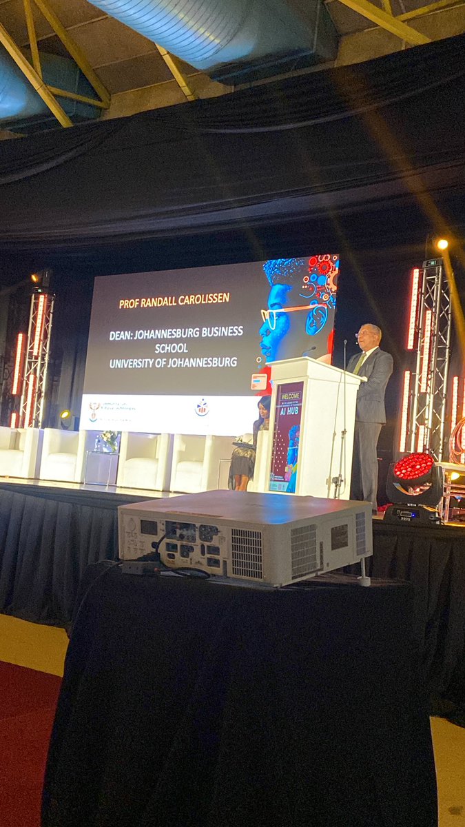 go2uj's tweet image. Professor Randall Carolissen, Dean of the Johannesburg Business School at UJ, speaks about the progress of AI and how unavoidable it is when embracing change. 

#TUTAIhub 
#AfricanAI4all 
#AfricanAI