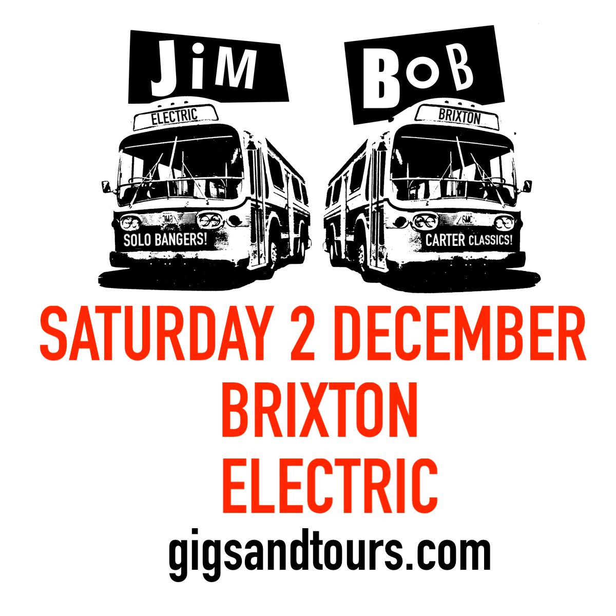 Jim Bob tickets selling fast for his only London date this year, don't miss out!
