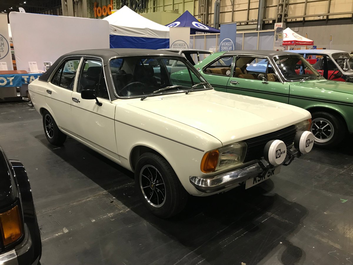 ExPressedSteel's tweet photo. Mike is helping out at the @NECRestoShow this weekend on the Avenger Sunbeam Owners Club stand in Hall 5 stand 610, pop on the stand and say hello.

@avengerSunbeam @TheSunbeamLotus https://t.co/kkZ4sTlDTT