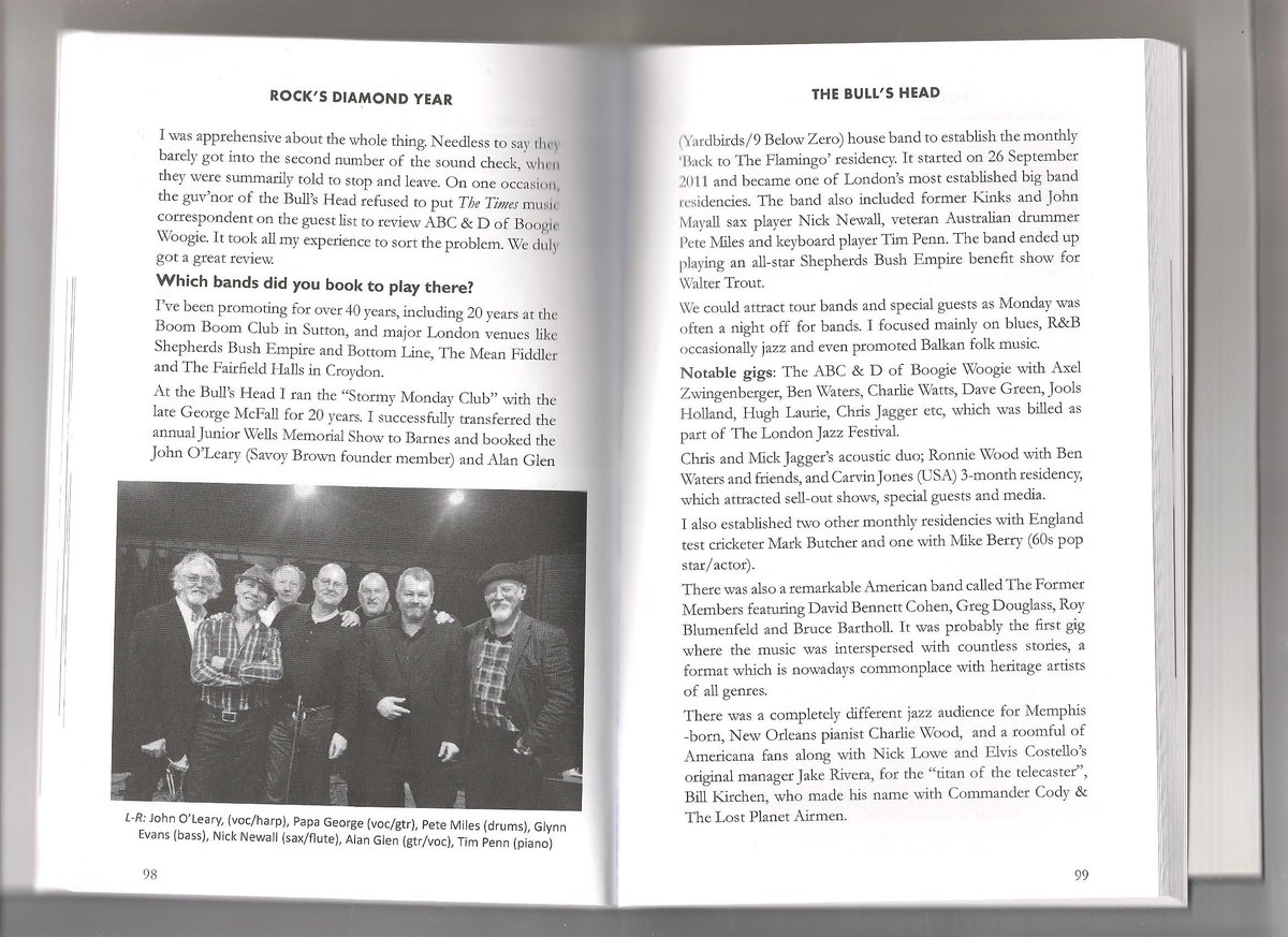 feenstrablues's tweet photo. Part of my chapter on #bullshead #barnes #SW14 for #rocksdiamondyear #book #ralphbrookfield #cherylrobson  #flamingoallstars #johnoleary #papageorge #petermiles #glynnevans #timpenn #nicknewall + #elizaneals band #bobbonsey @WRINKLYCLUB @musicUwant2hear #euroblues #feenstrablues https://t.co/gYKul9zltg
