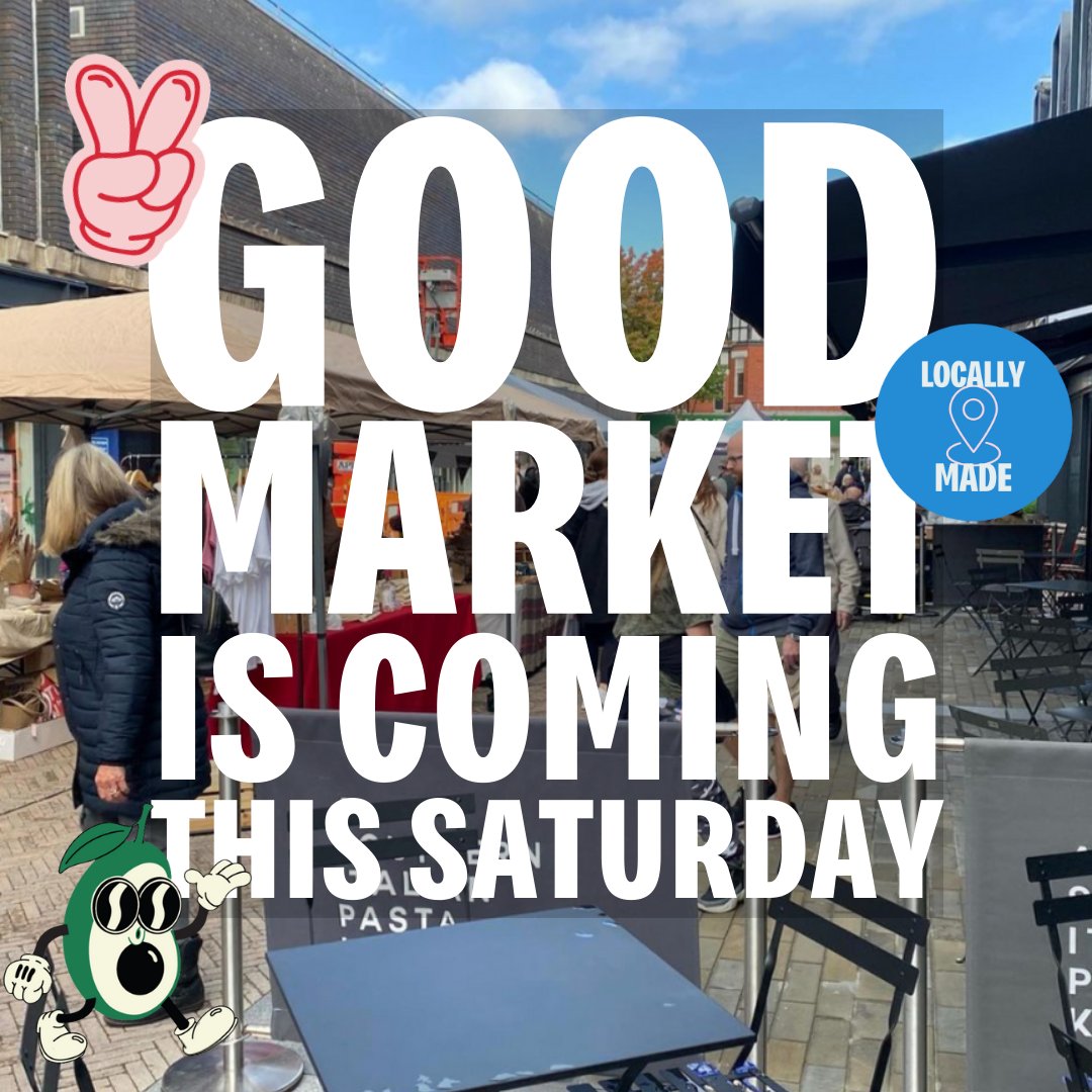 Don't forget that the @goodmarket_nw is back tomorrow. So get ready to feel the good vibes with fab small businesses and music from DJ Matt Doughty 11am till 4pm.