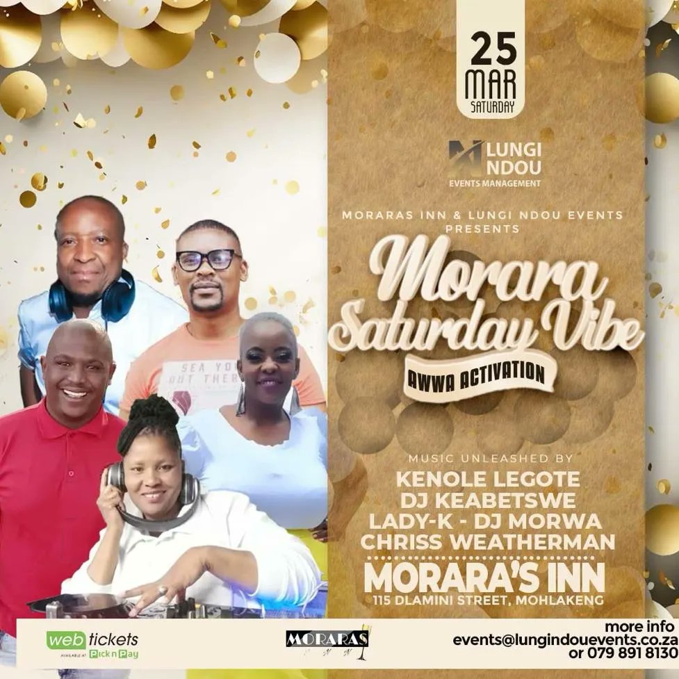 LungiNdouEvents's tweet photo. On Saturday we are @Morarainn in Mohlakeng 

And on Sunday, we are @monatepubandeatery in Kagiso 2

#RoadtoAWWA #Westrandstandup https://t.co/RsOUNAs4W5