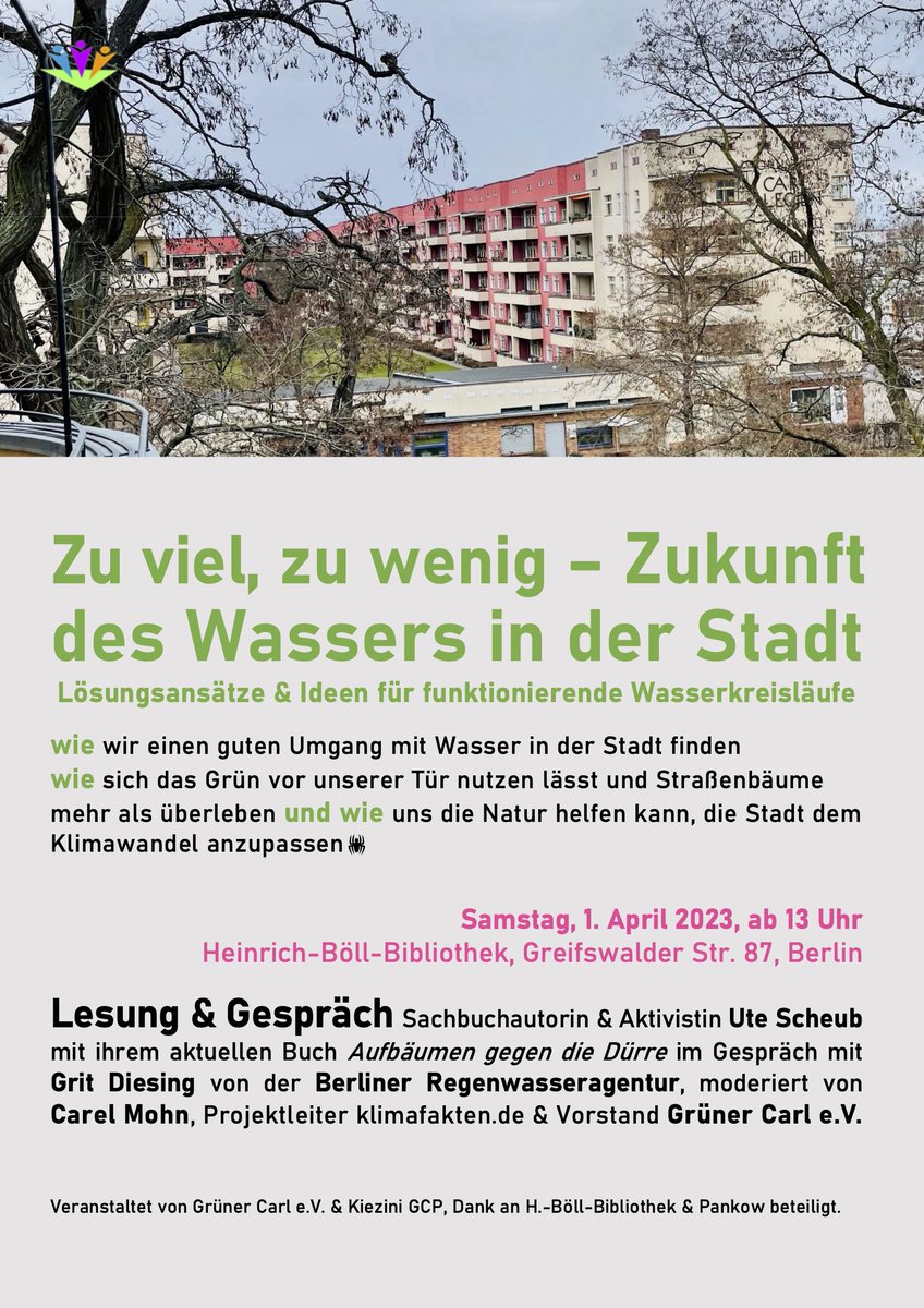 Nächsten Samstag gibt es eine spannende Veranstaltung in der Heinrich-Böll-Bib @RWA_Berlin
