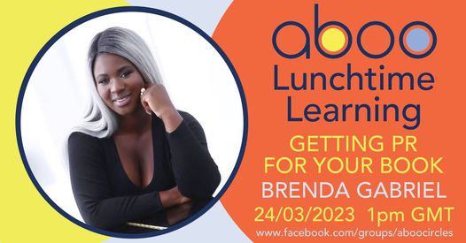 Today in my A Book of One's Own group for women authors: GETTING PR FOR YOUR BOOK with Brenda Gabriel.

Come and join us at 1pm GMT today!

#famePR #FamePRqueen #PR #PRtips #authors