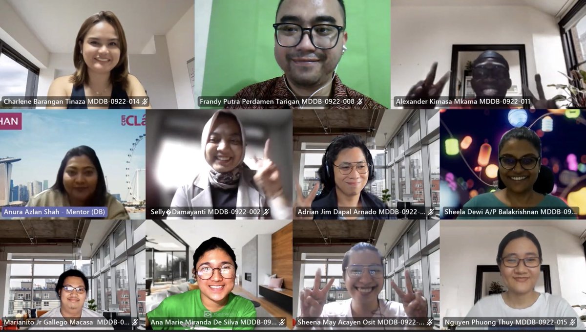 cbtinaza's tweet photo. We may have come from diff parts of the world, but we all share the experience of grueling but immensely rewarding boot camp classes. As international MA students, we’ve faced our fair share of challenges, but together we have pushed thru & are now halfway thru our degrees! #MDDM https://t.co/fJDqGNpi1V