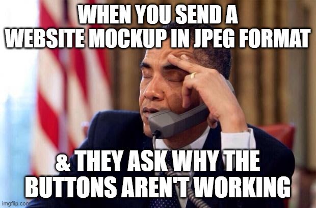 HappyAddons's tweet photo. #WebdesignMeme 
Did you face this? 🤭 https://t.co/dBJgZu8QwC