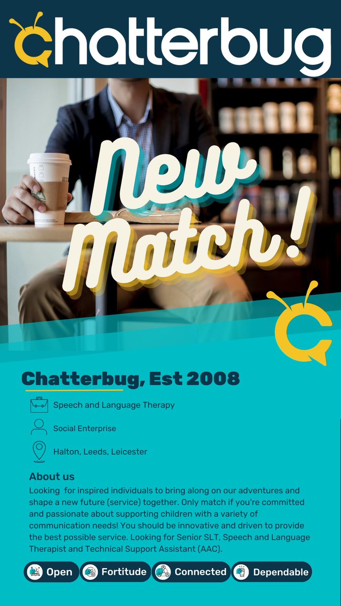 ChatterbugSLT's tweet photo. We're looking for our perfect match! Could it be you?

If you fancy swiping right, apply to our (heart) vacancies here: https://t.co/o8U6VvLqE8

or drop us a line:
💌recruitment@chatter-bug.com https://t.co/VaiF0uDvhv