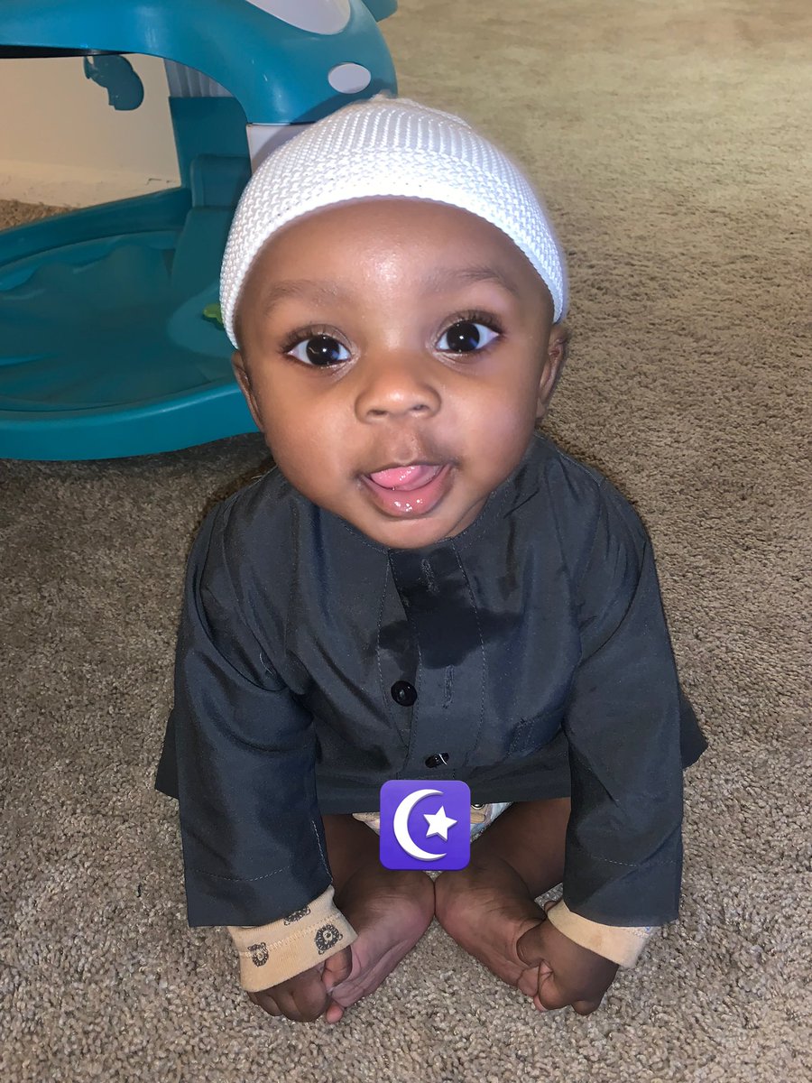 My boy first Ramadan 🤲🏾☪️😭