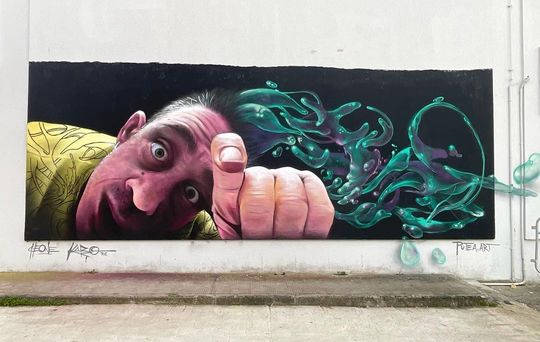 brababella's tweet photo. #Streetart by #Cheone + #KABO @ #MonteronidiLecce, Italy
More info at: https://t.co/Tapx0TJddI
#streetartMonteronidiLecce #streetartItaly #Italystreetart #arteurbana #urbanart #murals #muralism #contemporaryart #artecontemporanea https://t.co/93WNGanedv