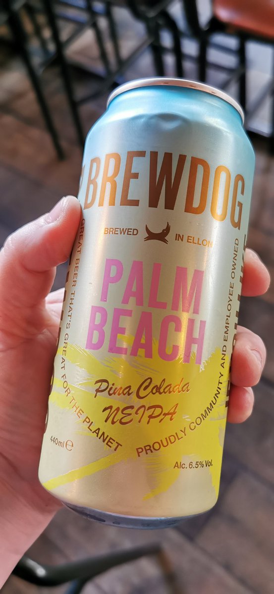 🚨NEW BEER ALERT 🚨

Our brand new Pina Colada NEIPA has washed ashore!

This beer has strong notes of pineapple and coconut with some stone fruit and marshmallow notes🥥🍍

Available in can right now!