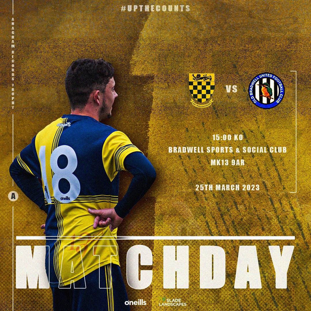 Tomorrow it’s @nonleaguedayuk and we’re in cup quarter final action. 

Off to Milton Keynes to take on @OldBradwellUtd , who are absolutely flying at the top of the SSMFL. 

Looking forward to the challenge and the chance to reach a first semi-final in six years. 

#UpTheCounts