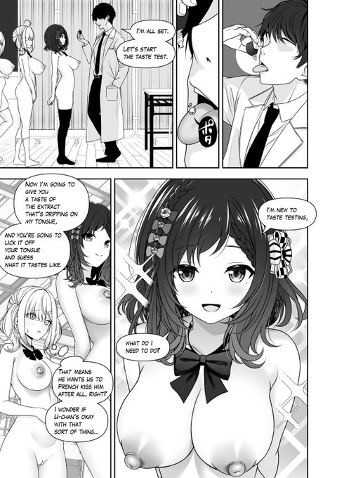 Modification of common sense: Taste testing is usually done with a French kiss. 