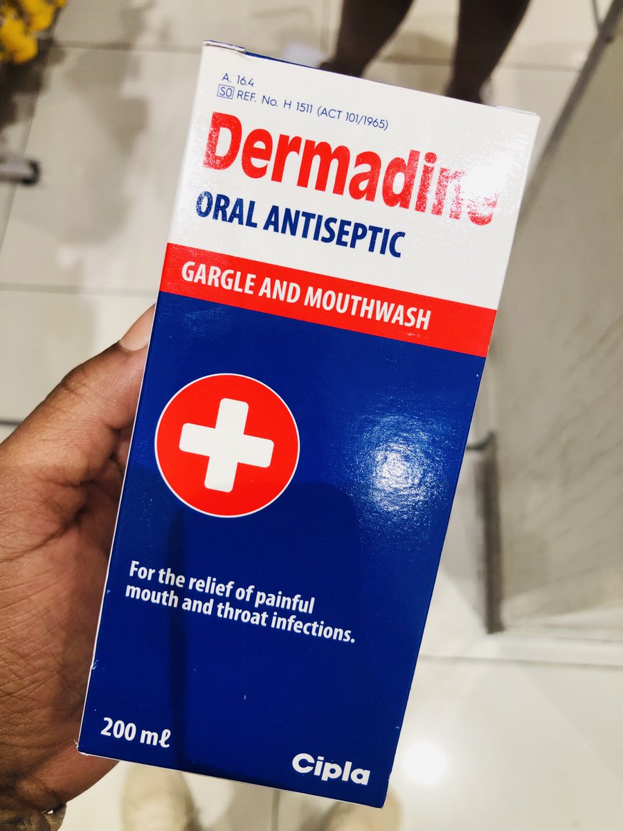 This thing will keep your mouth infection free and give you the freshest of breaths all day long 🤞🏾