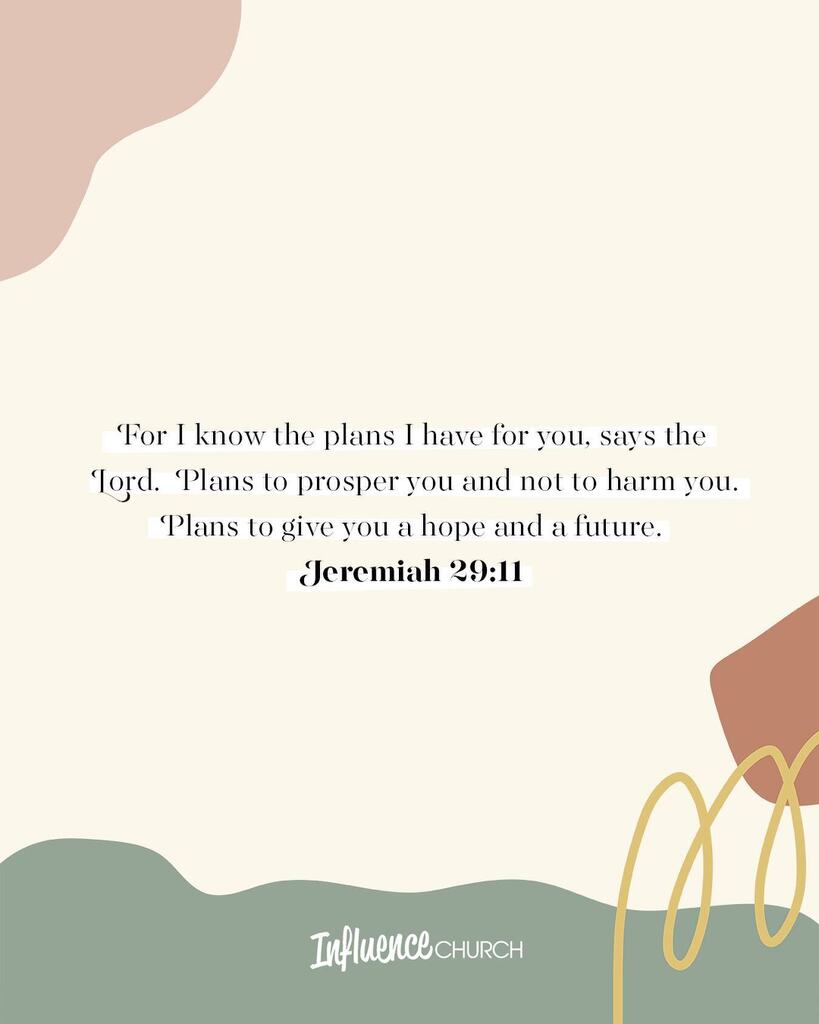 God has a plan for YOU! 

Not one person is excluded from that promise. 
Not one person has to miss out on the supernatural plans of God, in your everyday life. 

It’s never too late to stop chasing your own plans and start seeking God’s plans. 

JEREMIA… instagr.am/p/CqKxw9YM2Py/