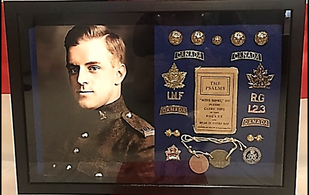 Callsigndinky's tweet photo. @Aaap321 My Grandfather Pte. Frank Herbert Stacey no. 766710 of the 123rd Royal Grenadiers served with your Great Grandfather https://t.co/AOcVVIz9jg