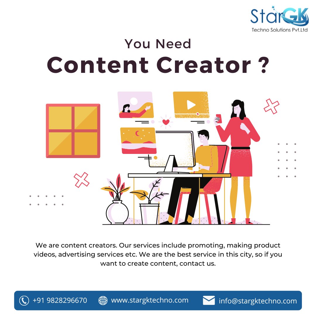 We are content creators✍.

Our services:
👉 Promoting
👉 Making product videos
👉 Advertising services

We are the best service in this city, so If you want to create content, contact us.
+91 9828296670

#promoting #promotesingers #createcontent #contentcreators #advertising