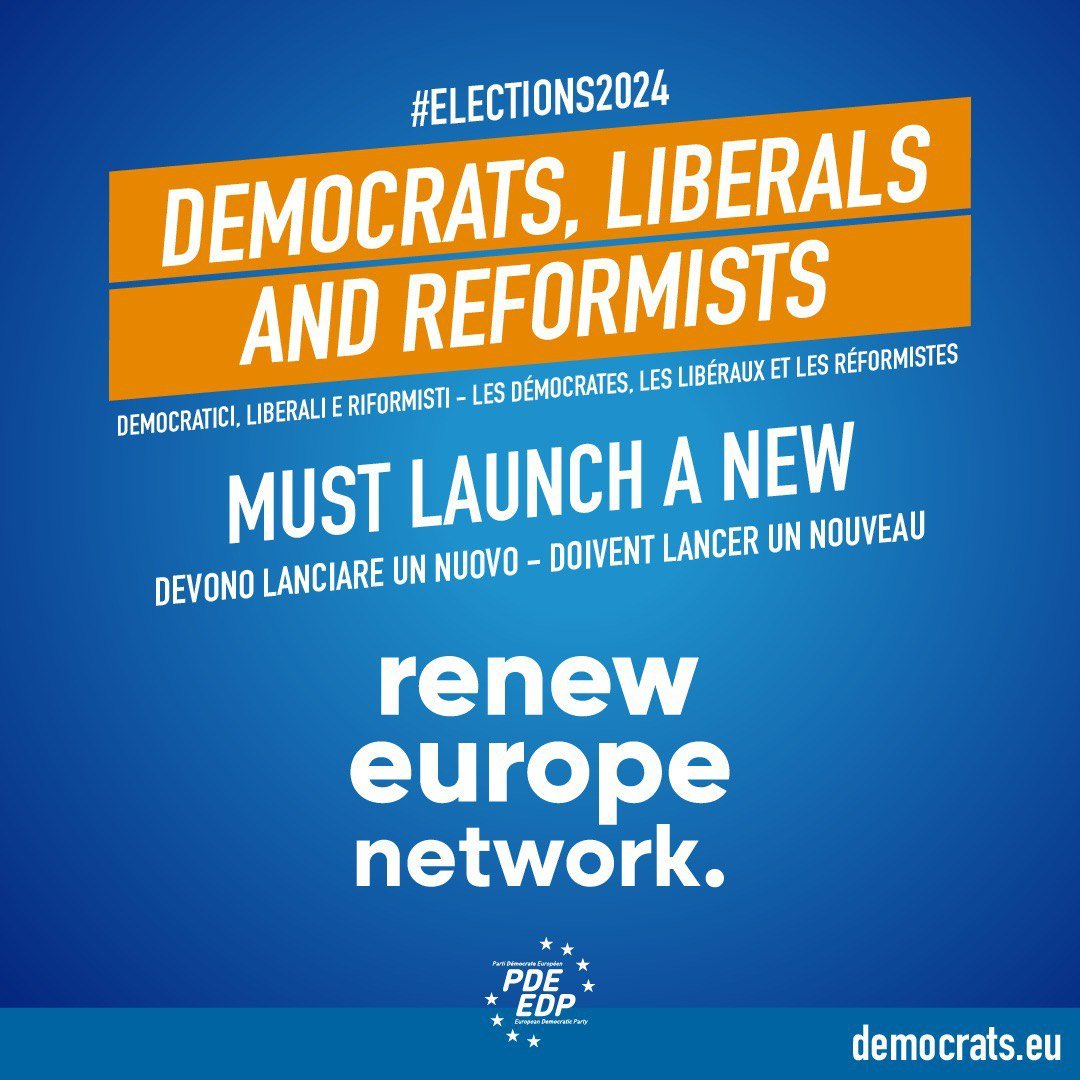 Let’s go for a new ‘Renew Europe Network’ ! #REN @PDE_EDP @RenewEurope 