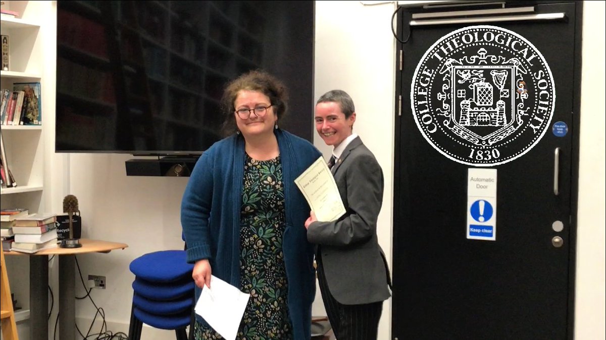 TCDTheo's tweet photo. 2022 Philips Prize for oration awarded to Holly Ronayne
2022 Kelly Prize for excellence awarded to Sheila Keegan

2023 Philips Prize for oration awarded to Ren Heniff 
2023 second prize for oration awarded to Emma Fitzgerald https://t.co/1ZVLBwz3l8