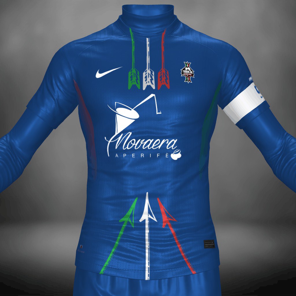 TricolorArrows1's tweet photo. DIVISA CASA STAGIONE 2 #proleague @LIPC_network 
SPONSOR: #novaeracafe #LevelUp #melagodo
@BerlinoTv #ForzaTricolor https://t.co/hTRUC3agTZ